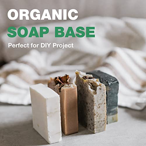 Vegetable-Based Glycerin Soap Base for DIY Handmade Soap - 16 Ounce, Sensitive Skin