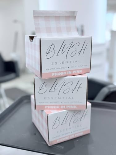 Blush Foils, Hair Coloring Foils - 5x14in Cream Flannel - 400 Sheets