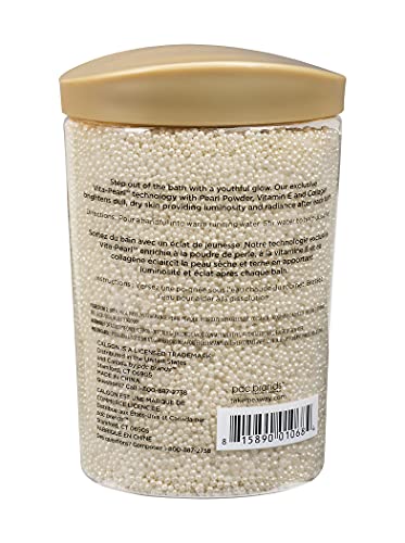 Calgon Renewing Pearls Bath Additive - 16 oz, Pack of 4 - Hydrating Pearl & Vitamin E