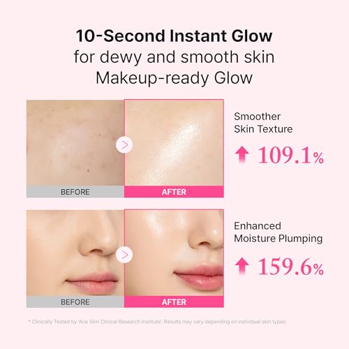 TIAM PDRN Collagen Glow Up Serum, Pink Capsule Serum, Camelia PDRN, Peptide, Plumping & Firming, Korean Skincare | 1.01 fl.oz.