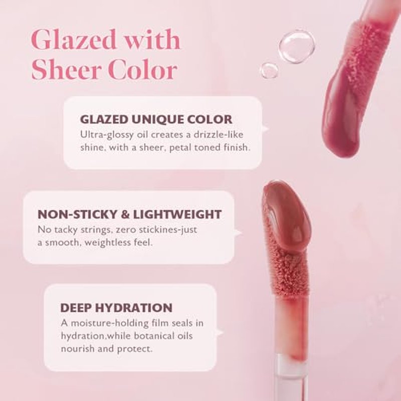 MILKTOUCH Dew Stain Sheer Lip Gloss Stocking Stuffers, Christmas Gifts (01 Morning Haze, 0.14 Fl Oz (Pack of 1))