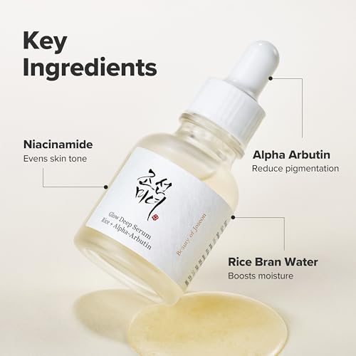 Beauty of Joseon Glow Deep Serum Rice Alpha-Arbutin 2 Fl Oz Pack of 2 - Moisturizing Skin Brightening
