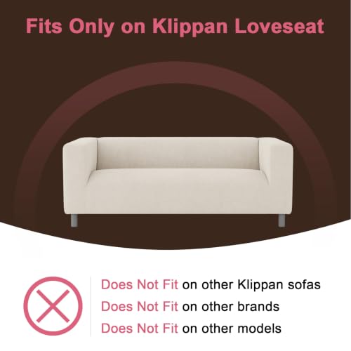 Klippan Loveseat Velvet Slipcover - Green, F-Green Variation