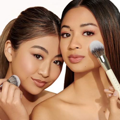 Makeup Brush Set with Sponge - Soft, Vegan, Cruelty-Free, Blending Tools