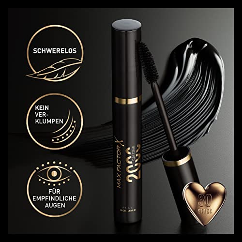 2000 Calorie Volumizing Mascara - Black Brown, Fast-Drying, Smudge-Resistant, 9ml