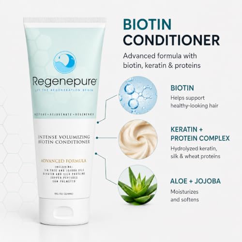 Volumizing Biotin Conditioner for Fine Hair - Lightweight & Thickening