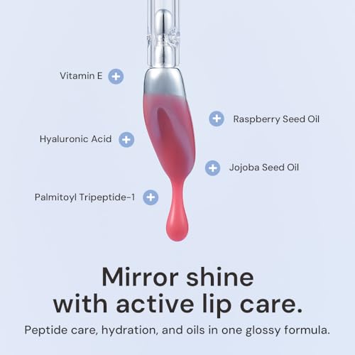 Kurved Soft Flush Lip Oil - Peptide Gloss with Collagen-Boosting Hydration