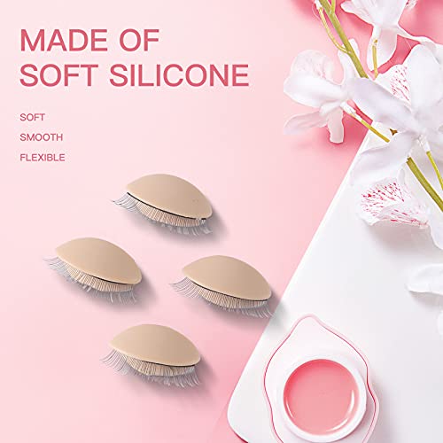 Pretty memory Lash Mannequin Head with 2 Pairs of Removable Practice Eyelids, Realistic Eyelash Mannequin Head, Soft-Touch Lash Extension Supplies for Practice