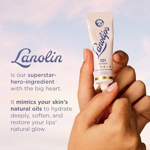 Multipurpose Lip & Skin Healing Ointment Duo 0.52 oz - Natural Lanolin Balm