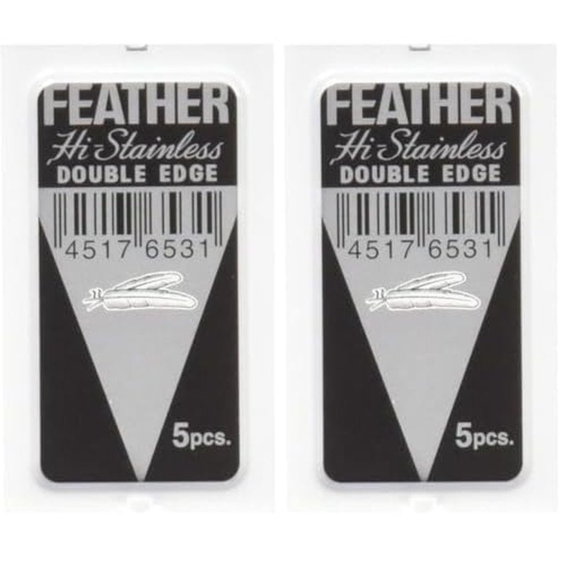 Jatai Feather Stainless Steel Double-Edge Blades - 5 ct (Pack of 2)
