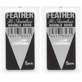 Jatai Feather Stainless Steel Double-Edge Blades - 5 ct (Pack of 2)