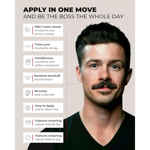Bossman Jelly Beard Oil 4 oz + Mustache Wax for Men 1 oz Bundle | Natural, Organic, and Easy-to-Apply Styling Products ? Made in the USA