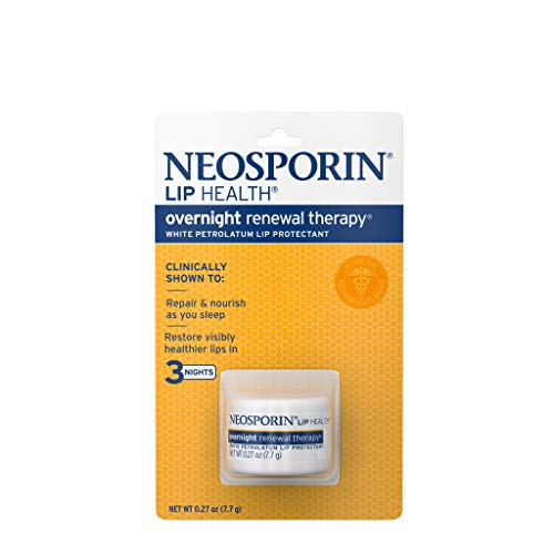 Neosporin Lip Health Overnight Renewal Therapy Lip Balm Set - 0.27 Ounce Pack of 5