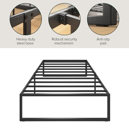 Twin Zinus Lorelei 14-Inch Metal Platform Bed Frame with Underbed Storage - Small Box Edition