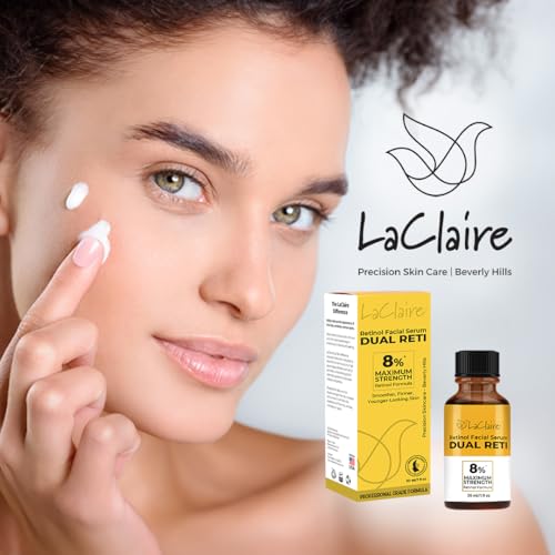 Fresh Look, Same Ingredients 8% Complex Retinol Facial Serum ? Anti-Aging, Brightening Neck & Facial Serum, Helps Nourish Skin with Lactic Acid, Vitamin A, & Retinyl Palmitate ? 15 ml