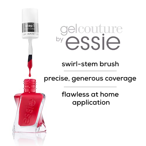 essie Gel Couture Nail Polish, Deep Navy Blue, 0.46 Ounce | Longwear | Caviar Bar | Pack of 2