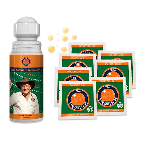 Tea Tree & Eucalyptus Oil Roll-On with Towelettes - Natural Australian Skin Care Set