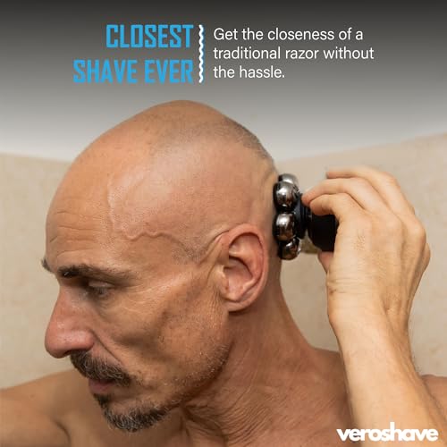 Electric Head Shaver for Bald Men - Waterproof Wet & Dry Razor with Floating Blades