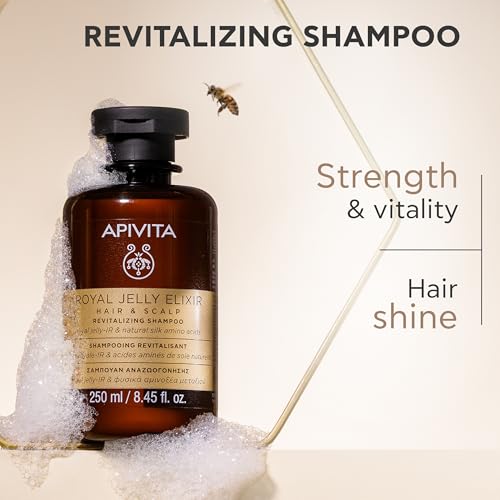 Revitalizing Hair Shampoo with Royal Jelly & Natural Silk Amino Acids - Sulfate & Silicone Free