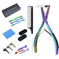 Rainbow Tape-In Hair Extension Pliers Kit for Seamless Sealing - Professional Hair Tool