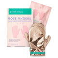 Patchology Ros? Fingers Renewing Hand Mask - Strawberry-Scented Moisturizing Gloves with Shea Butter for Dry & Cracked Hands, Repairing Hand Treatment for Baby Soft Skin, Self-Care Essential - 1 Pair