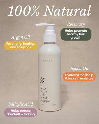 FRØYA Organic Revive Hair & Scalp Shampoo - Hydrating, Natural & Sulfate-Free - 6.8 fl oz