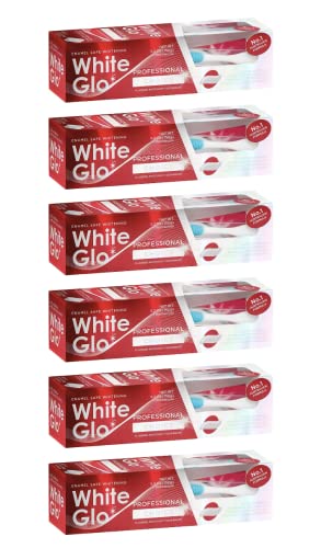 White Glo Extra Strength Whitening Toothpaste 100ml (6-Pack) – Professional Choice