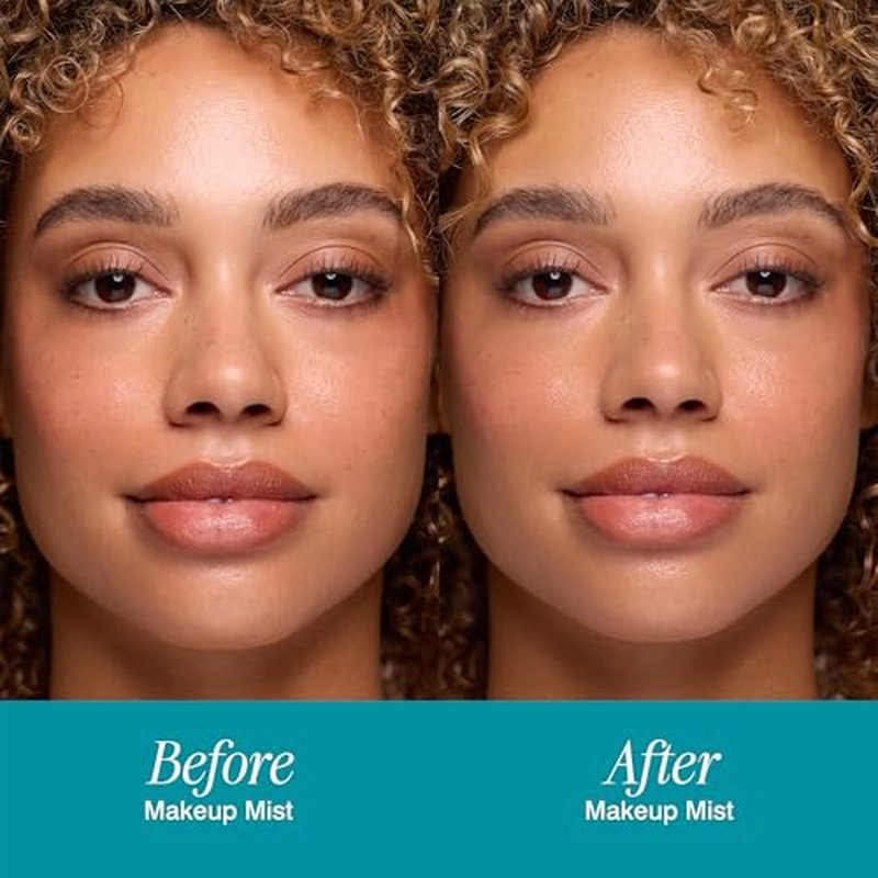 COOLA SunBlur Makeup Mist Sunscreen with SPF 50, Matte Setting Spray, Dermatologist Tested Sunscreen, Paraben Free, Vegan, 1.9 Fl Oz