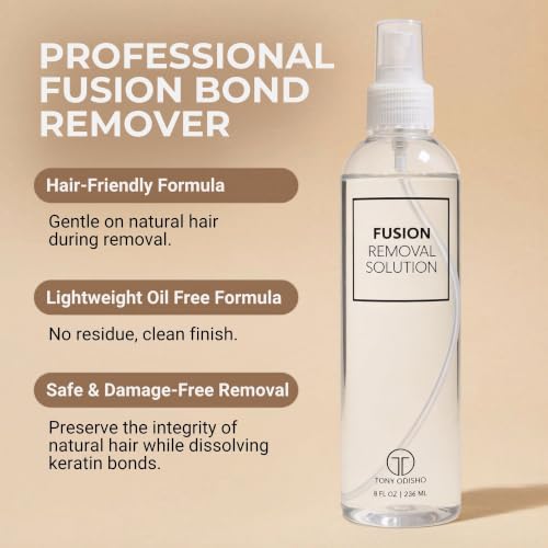 Tony Odisho Hair Extension Remover - Keratin Bond & Fusion Solvent 8oz