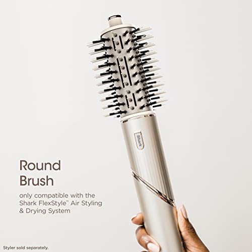 Shark FlexStyle Round Hot Air Brush Attachment for Blow Dryers - Stone, Curly & Straight Hair