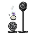Quiet Standing Fan for Bedroom 180° Oscillation, 15 Speeds, Sleep Mode