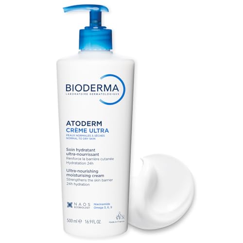 Bioderma Atoderm Ultra Cream Hydrating Body Moisturizer 16.9 Fl Oz - Sensitive Skin