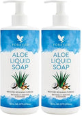 8 Fl Oz Aloe Liquid Soap - Gentle Cleansing Moisturizer with Jojoba & Argan Oil - Vegan & Gluten-Free