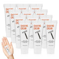 50 Shaving Cream Bulk Travel 10ml/0.35fl oz,Disposable Shaving Cream in Bulk Travel Shave Cream for Hotel Homeless,Jasmine