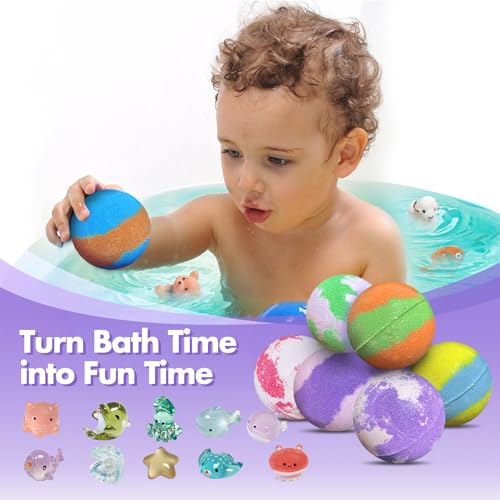 Kids Bath Bombs Set with Surprise Toys - 32 Pack, Natural & Organic, Handmade with Bath Toys - Variation of THIS listing