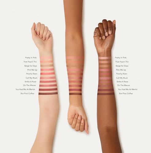 bareMinerals Gen Nude Powder Blush 0.21 oz - On the Mauve, Soft-Matte Finish