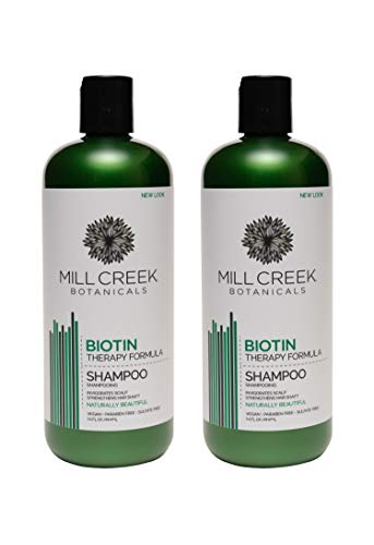Biotin Shampoo for Hair Growth - Organic & Nourishing, 14 oz (Two Pack)