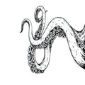 6 Sheets Temporary Tattoo Octopus Tentacles Fake tattoos Hand Tattoo design for Man Woman Adults teens