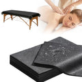 Disposable Waterproof Bed Sheets 31x71in Black 50pcs for Massage & Spa