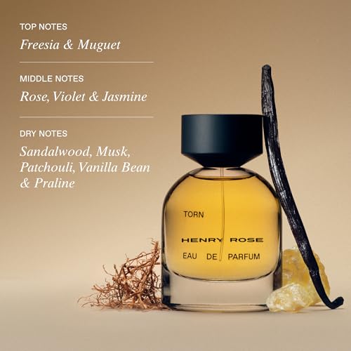 Henry Rose Mini Travel Perfume Spray 0.27 fl oz - Unisex Floral Fragrance with Freesia, Rose & Jasmine - Non-Toxic & Sustainable Packaging