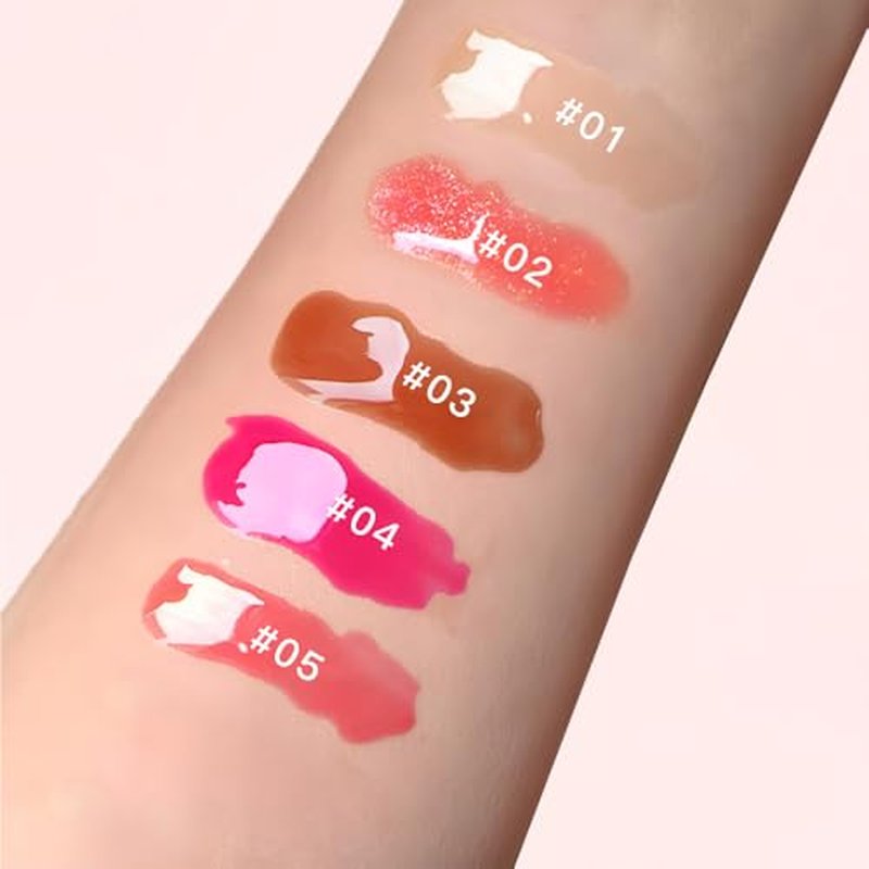 4Pcs Empty Lip Gloss Tubes, 6ml Clear Lip Gloss Tubes with Wand, Plastic Lips Glosses Containers for DIY Makeup Lipgloss Making Kit 1 Pcs Syringe