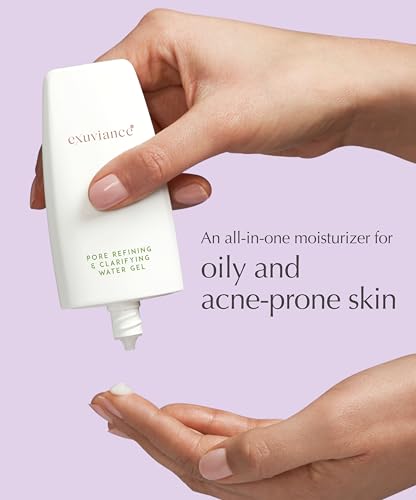 EXUVIANCE Pore Refining & Clarifying Water Gel 1.7oz - Mattifying Hydration for Oily Skin