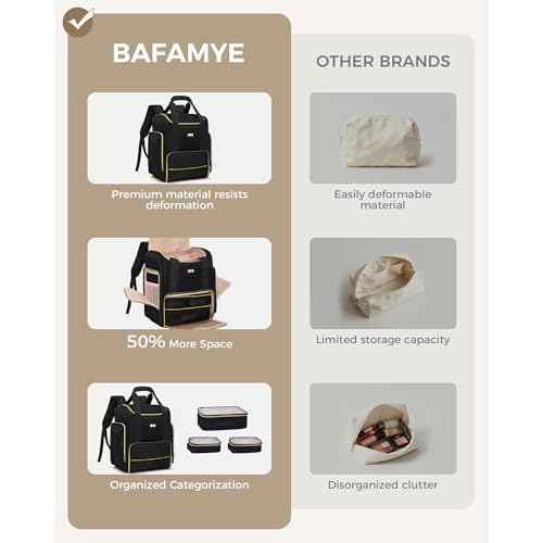 Large Travel Makeup Bag with 2 Removable Case, Dual-Shoulder Multi-Functional Cosmetic Bag,Double Layer Big Capacity, Portable Toiletry and Skincare Storage Pouch Black
