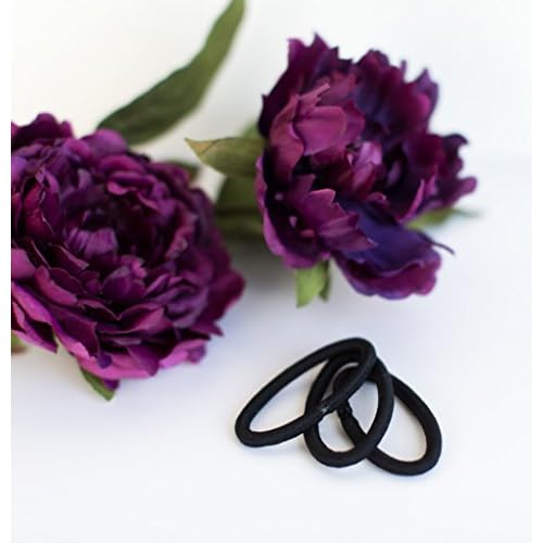 REVLON Extra Thick Black Hair Elastics,(Pack of 30)