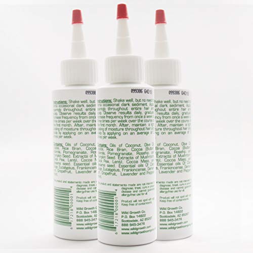 Wild Growth Hair Oil Set - 3 Pieces 4oz Natural Hair Treatment
