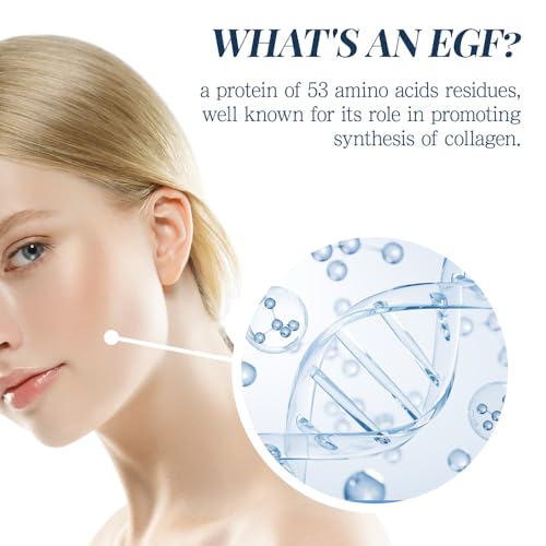 EGF Serum Epidermal Growth Factor 1.7 Fl. Oz. / 50ml / face serum cosmetic ingredients for skin serum korean egf growth factor egf ample after microneedling