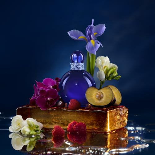 Britney Spears Midnight Fantasy Eau De Parfum Spray for Women 1.7 Oz - Seductive Fragrance