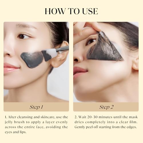 Honey Collagen Peel Off Face Mask with Charcoal for Hydration & Skin Glow - 60g