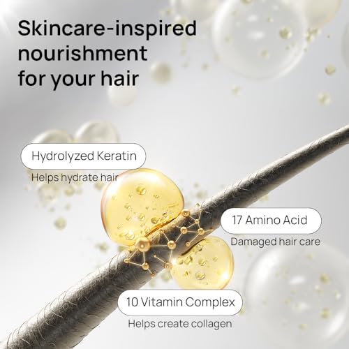 Deep Protein Hair Treatment for Damaged Hair 200mL - Silicone-Free, Korean Hair Mask
