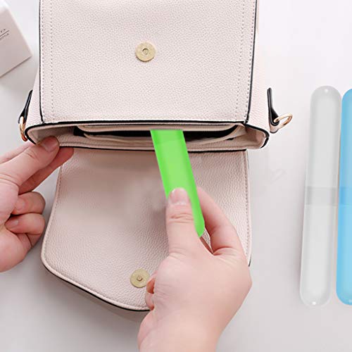 48PCS Travel Toothbrush Holder Case - Eco-Friendly Safe Storage for Travel Bathroom